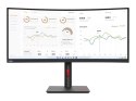 Lenovo | ThinkVision | T34w-30 | 34 " | VA | 21:9 | 60 Hz | 4 ms | Nie | 3440 x 1440 | 350 cd/m² | Porty HDMI w ilości 1 | Czarn