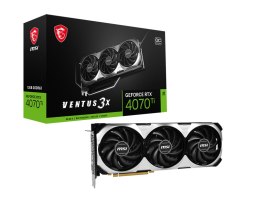 MSI | GeForce RTX 4070 Ti VENTUS 3X 12G OC | NVIDIA | 12 GB | GeForce RTX 4060 Ti | GDDR6X | Porty HDMI w ilości 1 | PCI Express