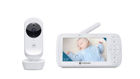 Motorola | Video Baby Monitor | VM35 5.0" | 5.0" diagonal color screen; 5 x preloaded lullabies; Two-way talk; Room temperature 