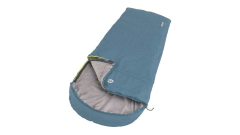 Outwell | Campion | Sleeping Bag | 215 x 80 cm | 2 way open - auto lock, L-shape | Ocean Blue