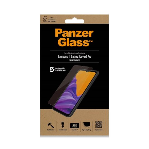 PanzerGlass | Screen protector | Samsung | Galaxy Xcover6 Pro | Glass | Transparent | Case Friendly