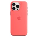 Apple | Silicone Case with MagSafe | Case with MagSafe | Apple | iPhone 15 Pro Max | Silicone | Guava