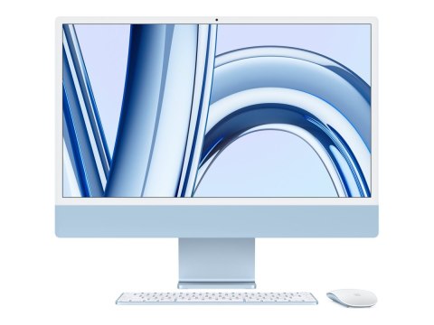 Apple | iMac | Desktop | 24 " | Apple M3 | Pamięć wewnętrzna 8 GB | SSD 256 GB | Apple M3 8-rdzeniowy | Język klawiatury angiels