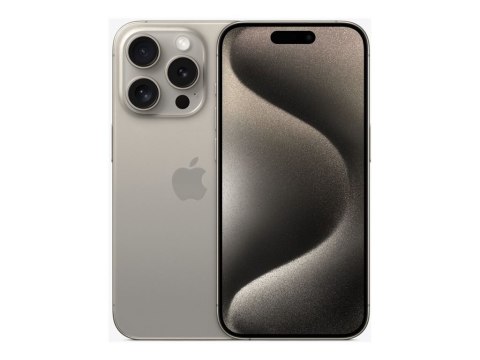 Apple | iPhone 15 Pro | Natural Titanium | 6,1 " | Wyświetlacz Super Retina XDR z ProMotion | 2556 x 1179 pikseli | Apple | A17 