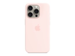 Apple iPhone 15 Pro Silicone Case with MagSafe - Light Pink | Apple | iPhone 15 Pro Silicone Case with MagSafe | Case with MagSa