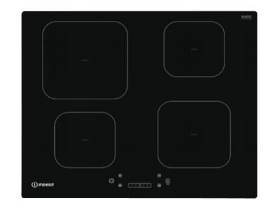 INDESIT | Płyta | IS 83Q60 NE | Indukcja | Liczba palników/stref gotowania 4 | Elektroniczna | Timer | Czarny