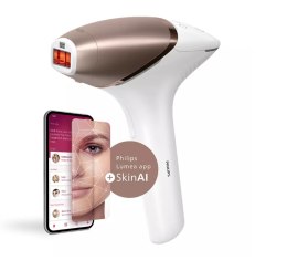 Philips | IPL Hair remover with SenseIQ | BRI973/00 | Bulb lifetime (flashes) 450.000 | Number of power levels 5 | White/Rose Go