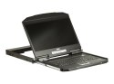 Aten CL3700NW-ATA-AG 1U Ultra Short Depth Single Rail WideScreen LCD Console (USB/HDMI), 1920x1080 | Aten