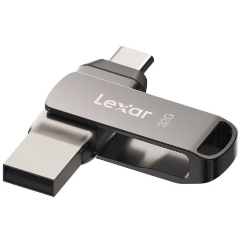 Lexar | Pendrive 2 w 1 | JumpDrive Dual Drive D400 | 32 GB | USB 3.1 | Szary