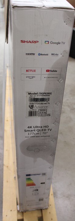 70GP6260E | 70" (177 cm) | Smart TV | N/A | 4K UHD | DAMAGED PACKAGING