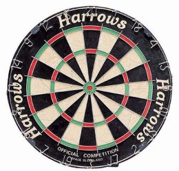 Dartboard HARROWS OFFICIAL COMPETITION BRISTLE EA326 RoundWire | SKO