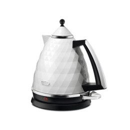 Delonghi Kettle KBJ2001W Standard 2000 W 1.7 L Plastic 360° rotational base White