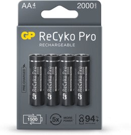 Pro rechargeable batteries | AA | 2000 mAh