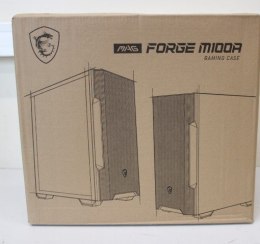 SALE OUT. MSI MAG FORGE M100A PC Case, Micro ATX Tower, USB 3.2, Black | MSI | PC Case | MAG FORGE M100A | Black | Micro ATX Tow