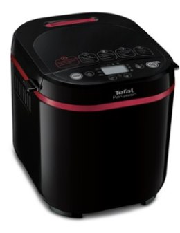 TEFAL PF220838 Bread Maker, 17 programs, 3 bread sizes: 500, 750, 1000g, Display, Power 700W, Black TEFAL Power 700 W Number of