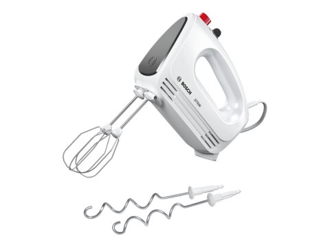 Bosch | Hand Mixer | MFQ22100 CleverMixx | Hand Mixer | 375 W | Number of speeds 4 | Turbo mode | White/Dark Grey