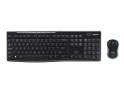 Logitech MK270 | Keyboard and Mouse Set | Wireless | US | Black