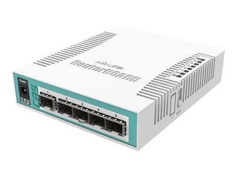 MikroTik | Cloud Router Switch | CRS106-1C-5S | Web Management | Desktop | SFP ports quantity 5 | 12 month(s) | 12 month(s)