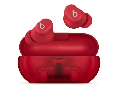 Beats Earbuds | Solo Buds | Built-in microphone | Bluetooth | Transparent Red