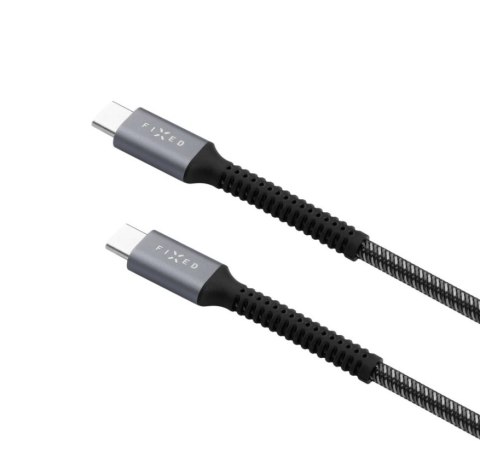 Fixed | Armor Cable USB-C/USB-C, 1.2 m, 240W | FIXDA-CC12-GR