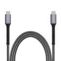 Fixed | Armor Cable USB-C/USB-C, 2 m, 240W | FIXDA-CC2-GR