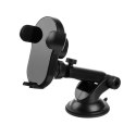 Fixed Automatic car phone holder | Matic XL | Holder | For phones with a width of 6-8 cm | Black