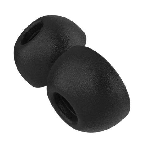 Fixed Plugs Pro, 2 sets, size S | Plugs | Apple | Airpods Pro/Pro 2 | Foam | Black