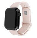 Fixed | Sporty Strap Set for Apple Watch 42/44/45 mm | 170-235 mm | Pink | Silicone