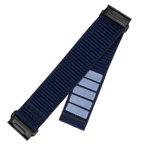 Fixed | Sporty Strap for Garmin QuickFit 22mm | 160-210 mm | Dark blue | Nylon