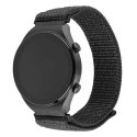 Fixed | Sporty Strap with Quick Release 20mm for Smartwatch | 160-210 mm | Dark gray | Nylon