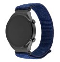 Fixed | Sporty Strap with Quick Release 22mm for Smartwatch | 160-210 mm | Dark blue | Nylon