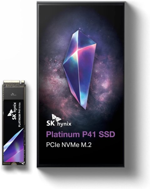 SK Hynix Platinum P41 SSD | 2000 GB | SSD form factor M.2 2280 | Solid-state drive interface PCIe Gen4x4 | Read speed 7000 MB/s 