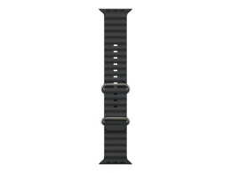 Apple 49mm Black Ocean Band - Natural Titanium Finish | Apple