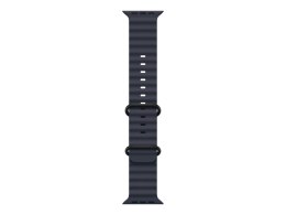 Apple 49mm Navy Ocean Band - Black Titanium Finish | Apple