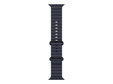 Apple 49mm Navy Ocean Band - Black Titanium Finish | Apple