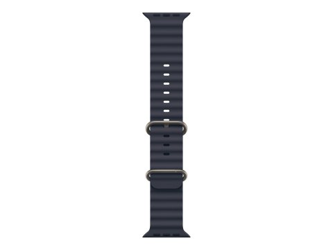 Apple 49mm Navy Ocean Band - Natural Titanium Finish | Apple