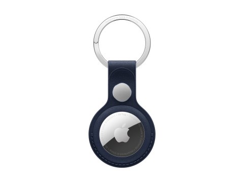 Apple AirTag FineWoven Key Ring - Deep Blue | Apple