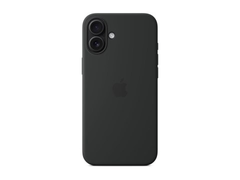 Apple iPhone 16 Plus Silicone Case with MagSafe - Black | Apple