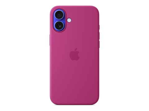 Apple iPhone 16 Plus Silicone Case with MagSafe - Fuchsia | Apple