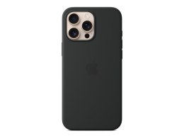 Apple iPhone 16 Pro Max Silicone Case with MagSafe - Black | Apple