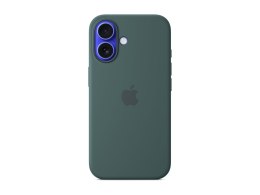 Apple iPhone 16 Silicone Case with MagSafe - Lake Green | Apple