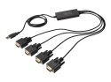 Digitus | USB 2.0 to 4xRS232 Cable | DA-70159 | USB to Serial Adapter