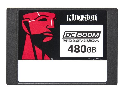 Kingston DC600M | 480 GB | SSD form factor 2.5" | Solid-state drive interface SATA Rev. 3.0 | Read speed 560 MB/s | Write speed 