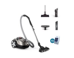 Philips Vacuum cleaner | XD8152/12 | Bagged | Power 900 W | Dust capacity 4 L | Pearl Metal