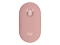 Logitech Mouse | Pebble 2 M350S | Wireless | Bluetooth | Tonal Rose