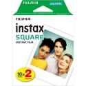 Fujifilm | Instax Square Glossy Instant Film (2x10pl) | 86 x 72 mm | Wymiary obrazu: 62 × 62 mm | Ilość 20