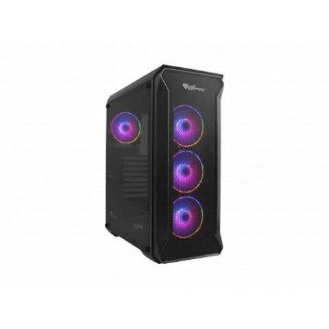 GENESIS IRID 505 ARGB Obudowa PC, Midi Tower, 2xUSB 3.0, 2xUSB 2.0, 2x Jack, Czarny | Genesis