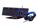 Gembird | Zestaw Gamingowy z Podświetleniem "Ghost" 4 w 1 | GGS-UMGL4-02 | Zestaw Gamingowy | Przewodowy | US | USB