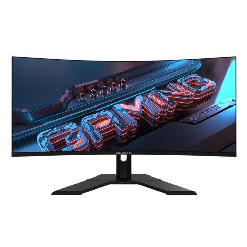 Gigabyte | Monitor 34-calowy GS34WQC EK1 Z Technologią Ekranu Krzywego, 144Hz, WQHD, FreeSync Premium, HDR400