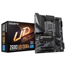 Gigabyte | Z690 UD DDR4 | Memory slots 1 | Chipset Intel Z690 Express | ATX | Processor family Intel | Processor socket LGA1700 